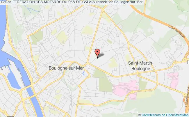 plan association FÉdÉration Des Motards Du Pas-de-calais Boulogne-sur-Mer