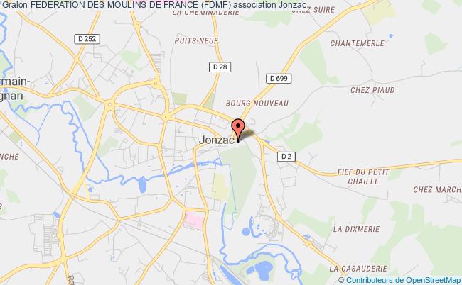 plan association Federation Des Moulins De France (fdmf) Jonzac