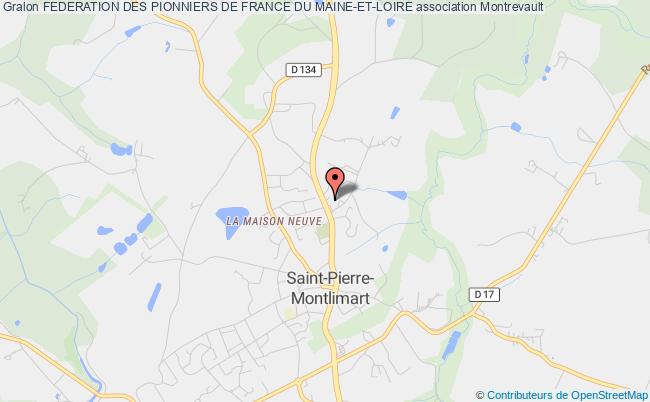 plan association Federation Des Pionniers De France Du Maine-et-loire Montrevault-sur-Èvre