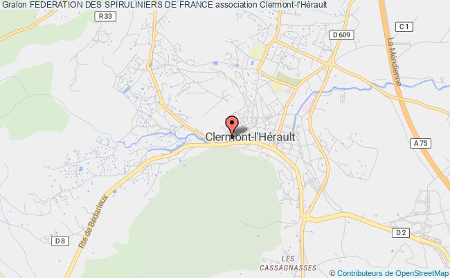 plan association Federation Des Spiruliniers De France Clermont-l'Hérault
