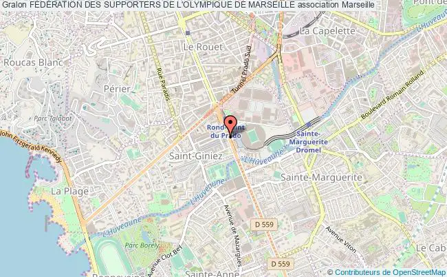 plan association FÉdÉration Des Supporters De L'olympique De Marseille Marseille