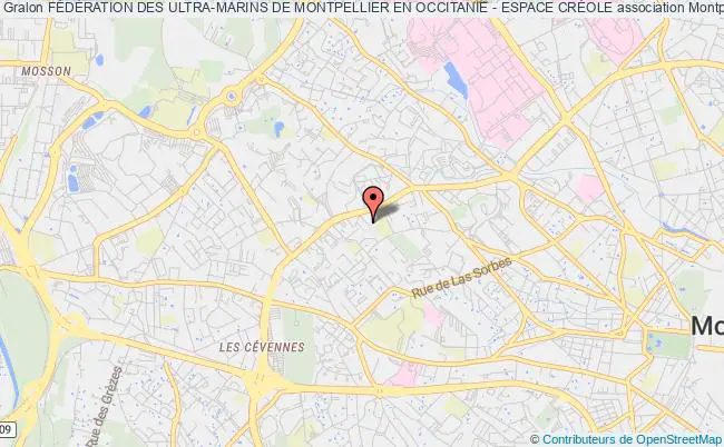 plan association Federation Des Ultra-marins De Montpellier En Occitanie Montpellier