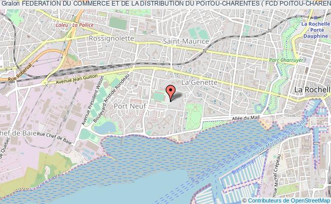 plan association Federation Du Commerce Et De La Distribution Du Poitou-charentes ( Fcd Poitou-charentes) La    Rochelle
