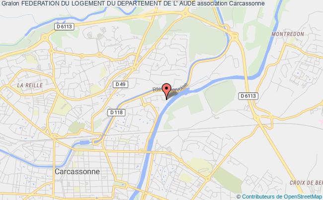 plan association Federation Du Logement Du Departement De L' Aude Carcassonne