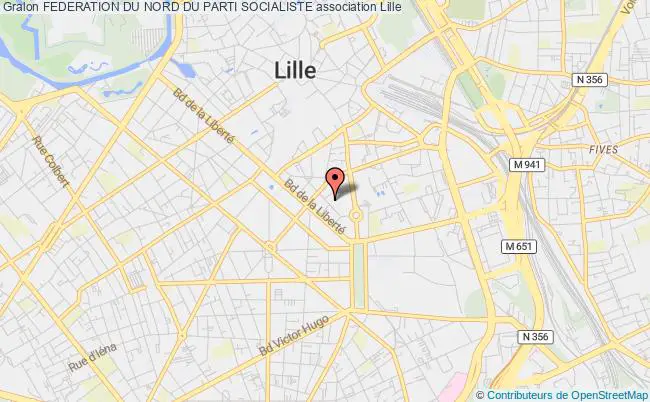 plan association Federation Du Nord Du Parti Socialiste Lille