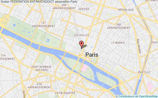 plan association Federation Entraid'addict Paris