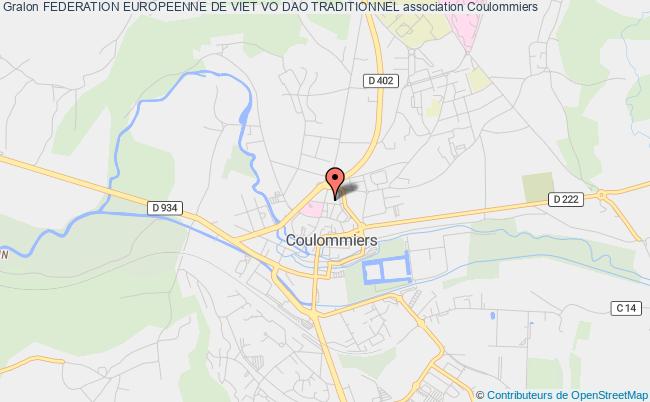 plan association Federation Europeenne De Viet Vo Dao Traditionnel Coulommiers