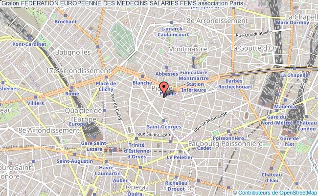 plan association Federation Europeenne Des Medecins Salaries Fems Paris