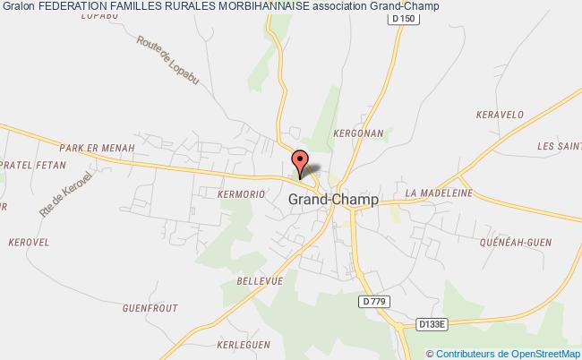plan association Federation Familles Rurales Morbihannaise Grand-Champ