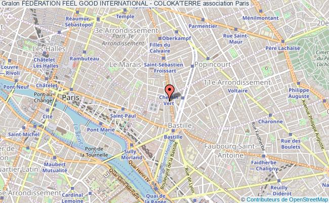 plan association FÉdÉration Feel Good International - Coloka'terre Paris 3e