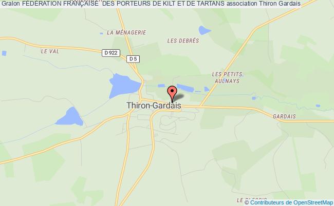 plan association FÉdÉration FranÇaise  Des Porteurs De Kilt Et De Tartans Thiron-Gardais