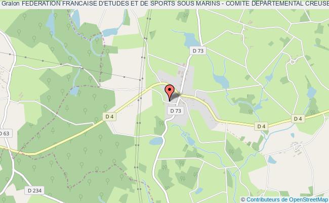 plan association Federation Francaise D'etudes Et De Sports Sous Marins - Comite Departemental Creuse (ffessm Codep Creuse) Saint-Pierre-de-Fursac