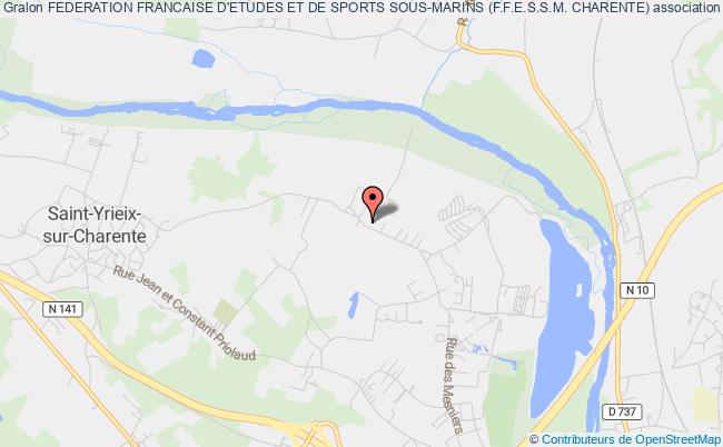 plan association Federation Francaise D'etudes Et De Sports Sous-marins (f.f.e.s.s.m. Charente) Saint-Yrieix-sur-Charente