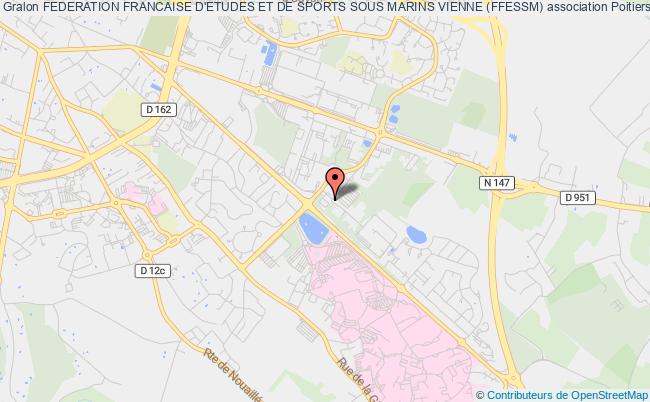 plan association Federation Francaise D'etudes Et De Sports Sous Marins Vienne (ffessm) Poitiers