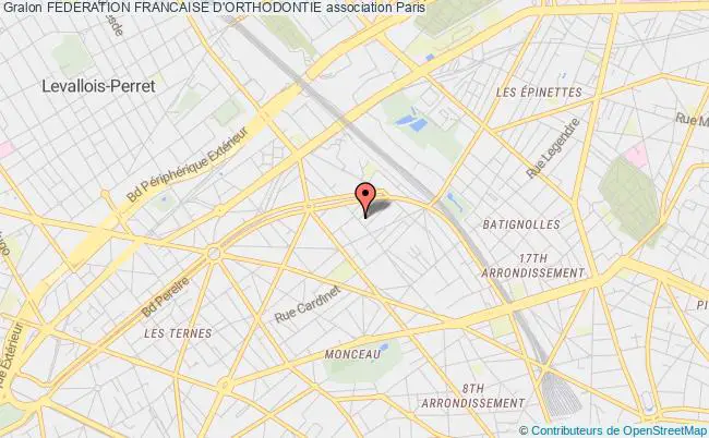 plan association Federation Francaise D'orthodontie Paris
