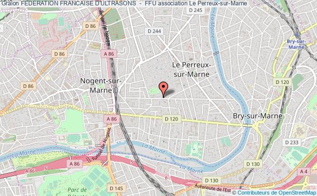 plan association Federation Francaise D'ultrasons  -  Ffu Le    Perreux-sur-Marne