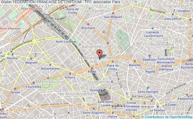 plan association Federation Francaise De Chifoumi - Ffc Paris