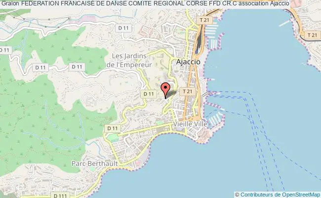 plan association Federation Francaise De Danse Comite Regional Corse Ffd Cr.c Ajaccio