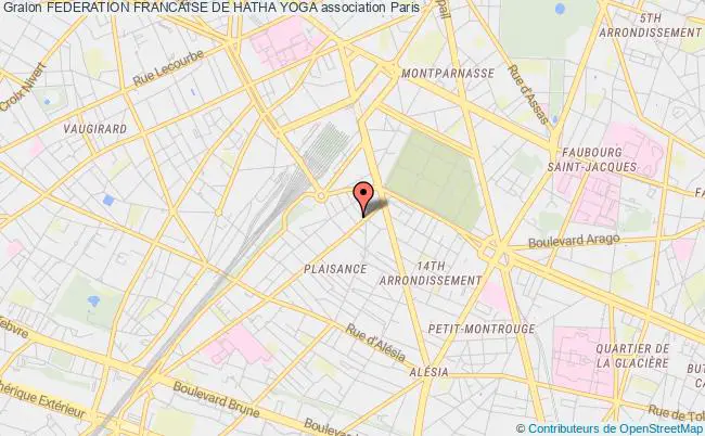 plan association Federation Francaise De Hatha Yoga Paris