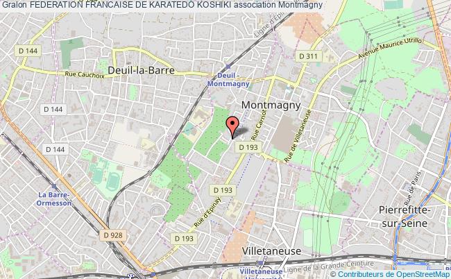 plan association Federation Francaise De Karatedo Koshiki Montmagny