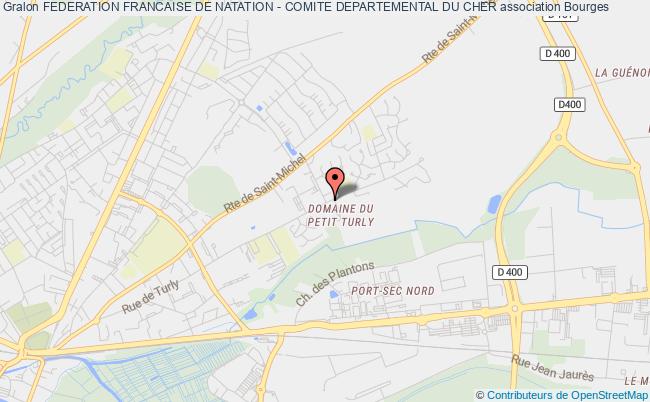 plan association Federation Francaise De Natation - Comite Departemental Du Cher Bourges