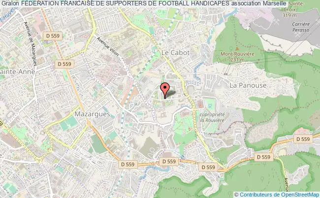 plan association Federation Francaise De Supporters De Football Handicapes Marseille