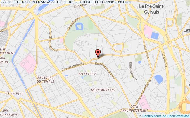 plan association Federation Francaise De Three On Three Fftt Paris