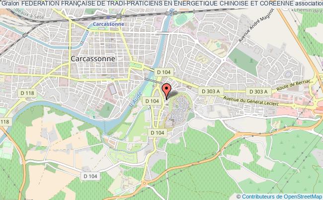 plan association Federation FranÇaise De Tradi-praticiens En Energetique Chinoise Et Coreenne Carcassonne