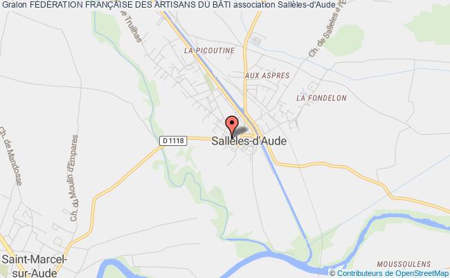 plan association FÉdÉration FranÇaise Des Artisans Du BÂti Sallèles-d'Aude
