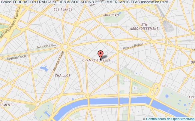 plan association Federation Francaise Des Associations De Commercants Ffac Paris