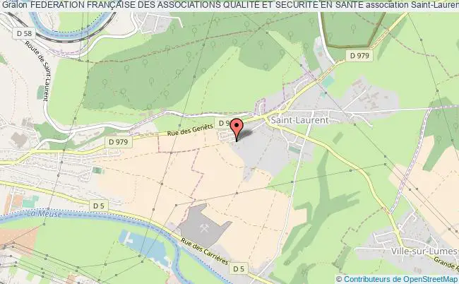 plan association Federation FranÇaise Des Associations Qualite Et Securite En Sante Saint-Laurent
