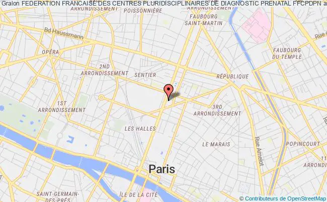 plan association Federation Francaise Des Centres Pluridisciplinaires De Diagnostic Prenatal Ffcpdpn Paris