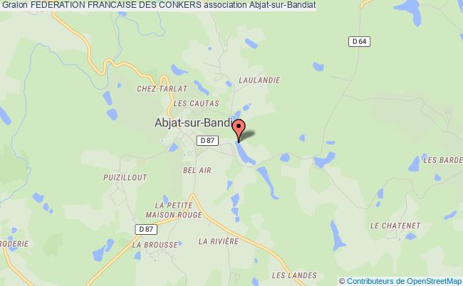 plan association Federation Francaise Des Conkers Abjat-sur-Bandiat
