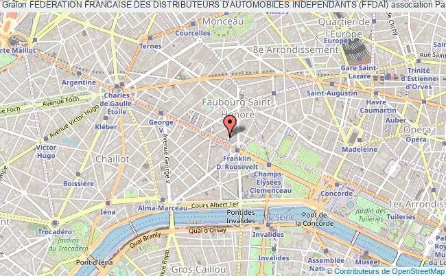 plan association Federation Francaise Des Distributeurs D'automobiles Independants (ffdai) Paris
