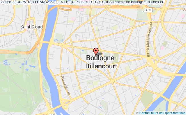 plan association Federation Francaise Des Entreprises De Creches Boulogne-Billancourt