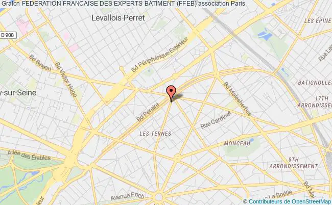 plan association Federation Francaise Des Experts Batiment (ffeb) PARIS