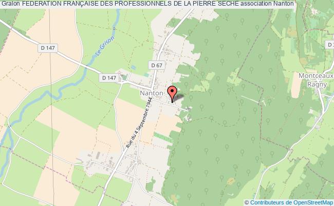plan association Federation FranÇaise Des Professionnels De La Pierre Seche Nanton