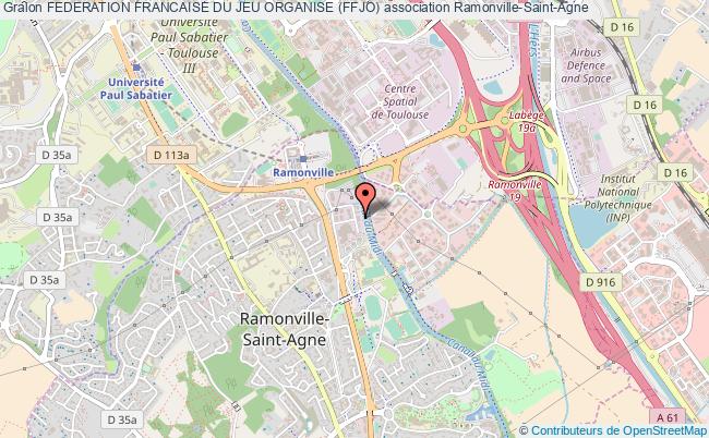 plan association Federation Francaise Du Jeu Organise (ffjo) Ramonville-Saint-Agne