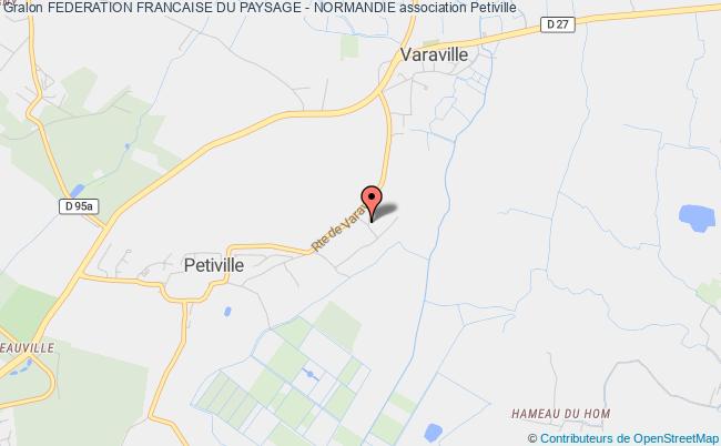 plan association Federation Francaise Du Paysage - Normandie Petiville