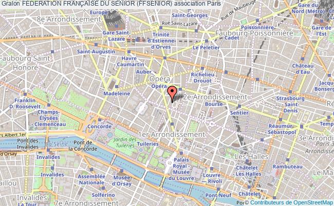 plan association Federation FranÇaise Du Senior (ffsenior) Paris