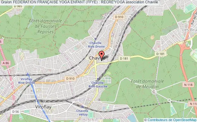 plan association Federation FranÇaise Yoga Enfant (ffye) : RÉcrÉ'yoga Chaville