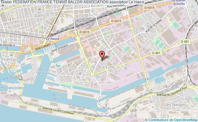 plan association Federation France Tennis Ballon Association Le    Havre