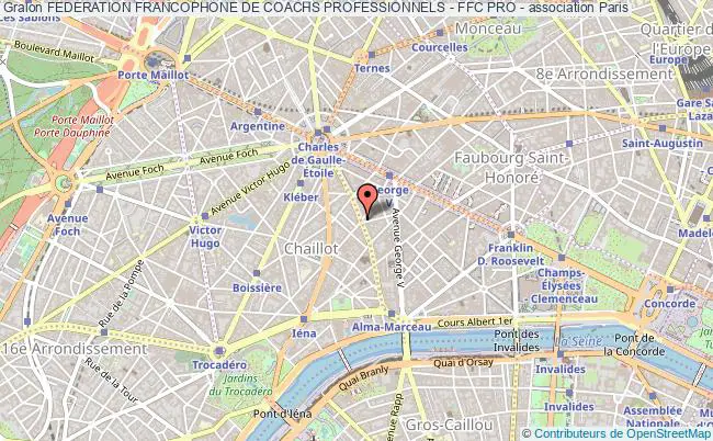 plan association Federation Francophone De Coachs Professionnels - Ffc Pro - Paris