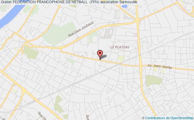 plan association Federation Francophone De Netball  (ffn) Sartrouville