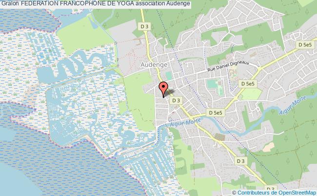 plan association Federation Francophone De Yoga Audenge