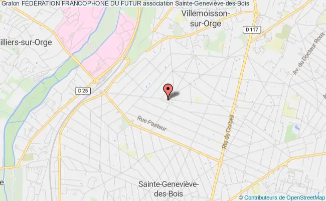 plan association FÉdÉration Francophone Du Futur Sainte-Geneviève-des-Bois