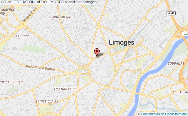 plan association Federation Hiero Limoges Limoges