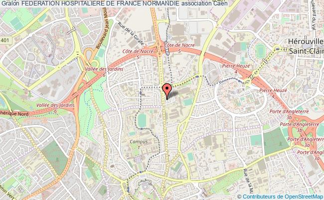 plan association Federation Hospitaliere De France Normandie Caen Cedex