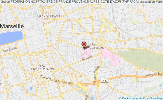 plan association Federation Hospitaliere De France Provence-alpes-cote-d'azur (fhf-paca) Marseille