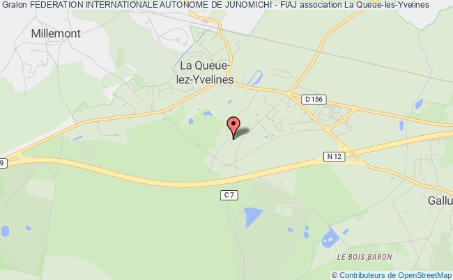 plan association Federation Internationale Autonome De Junomichi - Fiaj Queue-les-Yvelines